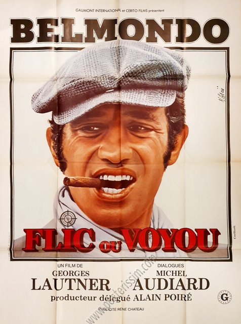 Glina czy łajdak / Flic ou voyou (1979) PL.1080p.BDRip.H264-wasik / Lektor PL