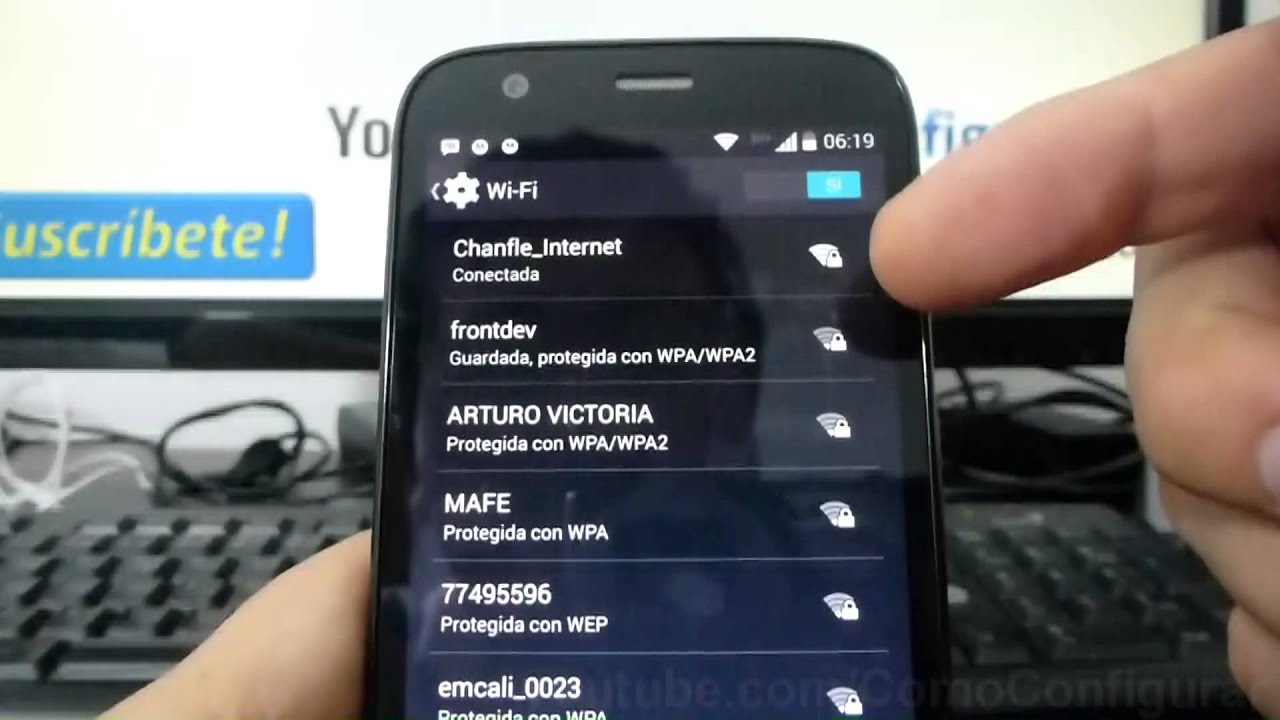 Truco para conectarse a una red Wifi sin saber la contraseña en Android 10