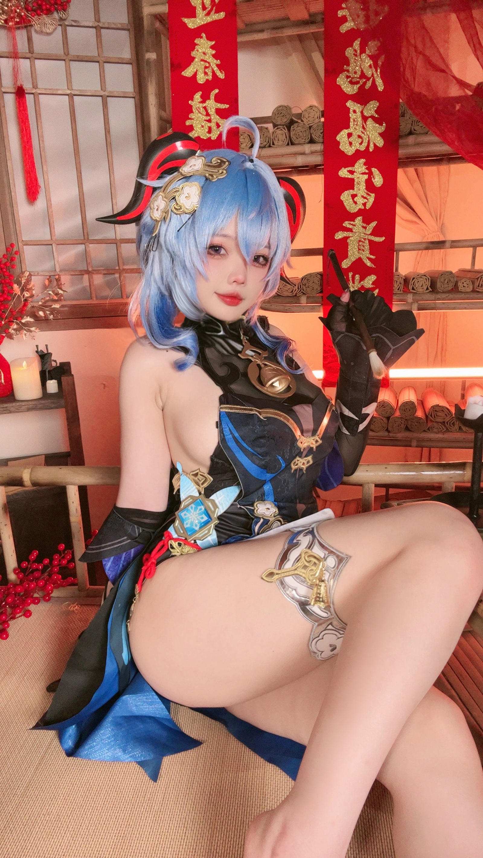 小瑶幺幺 甘雨 海灯节礼服 Cosplay 写真集【40P + 13V｜159.6MB】插图9