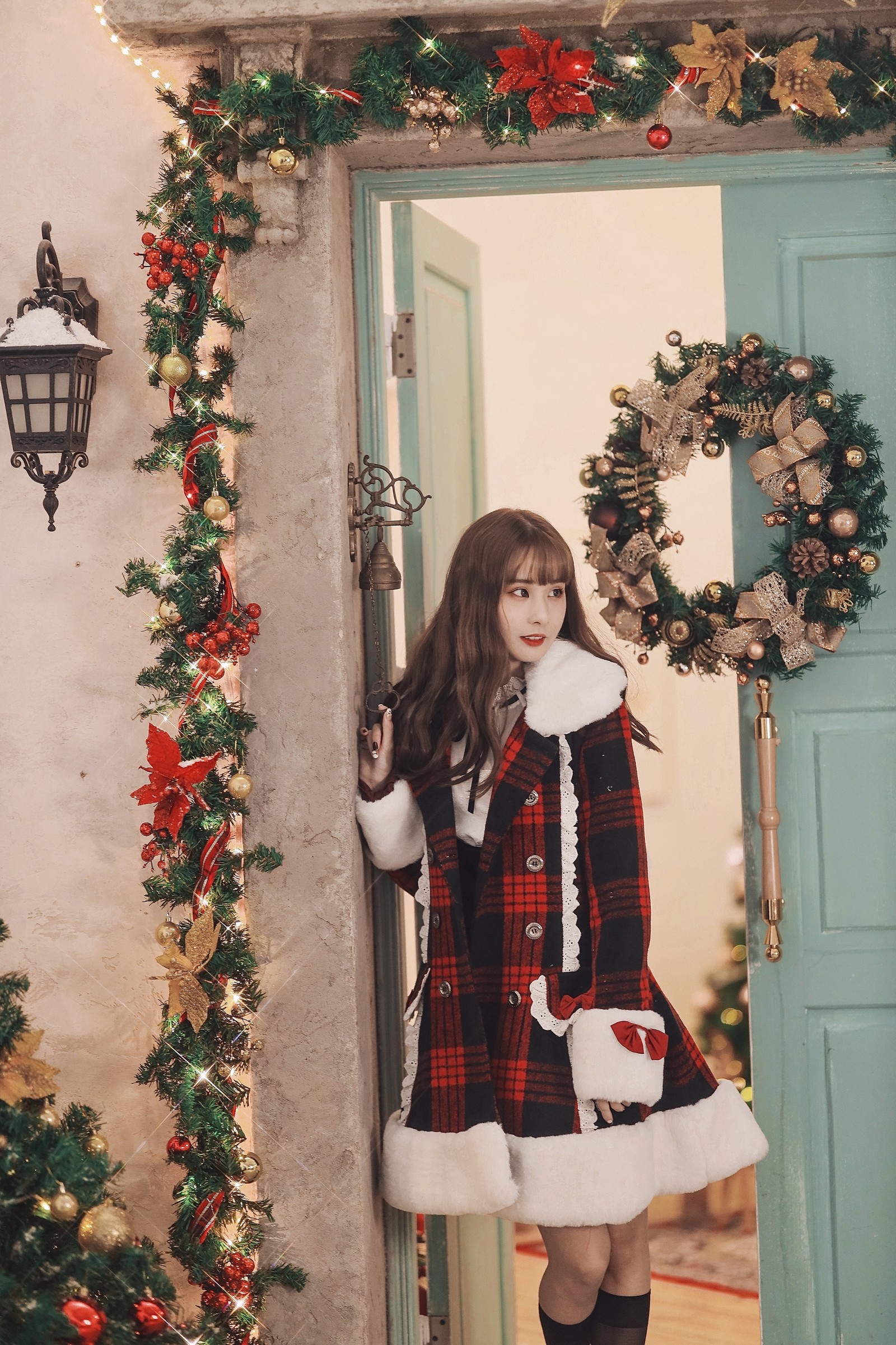 泥泥汝 圣诞主题 A 写真图集｜节日风格高清摄影（50P｜192MB）插图2