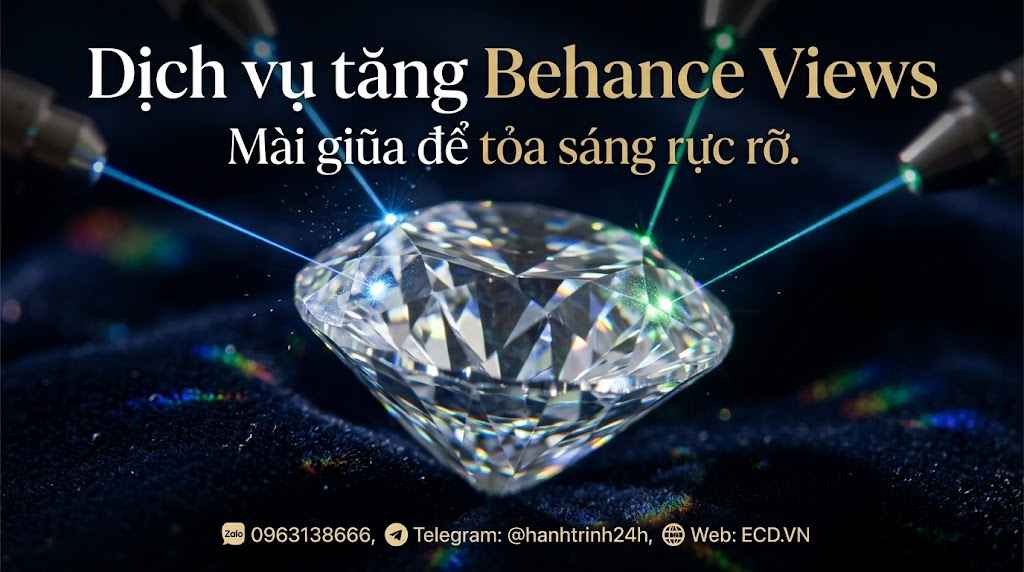 dịch vụ tăng behance views hiệu quả dành cho designer