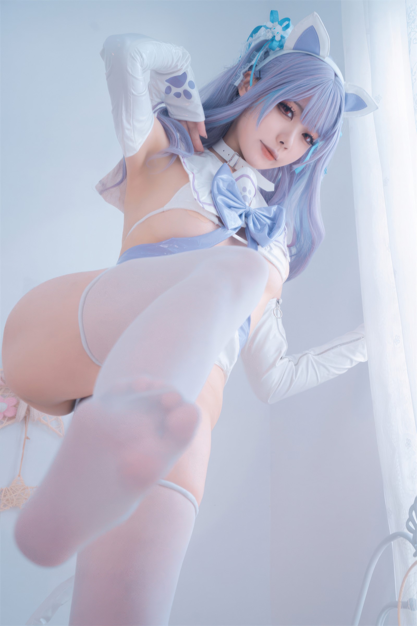 安食Ajiki 白猫猫写真集 – 可爱萌妹高清COS图 [48P-267M]插图8