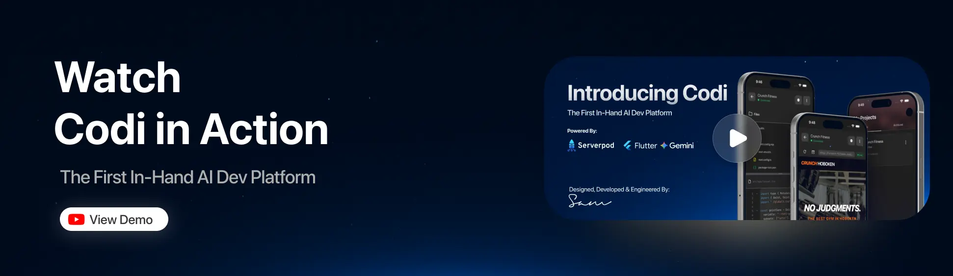 Watch Codi in action