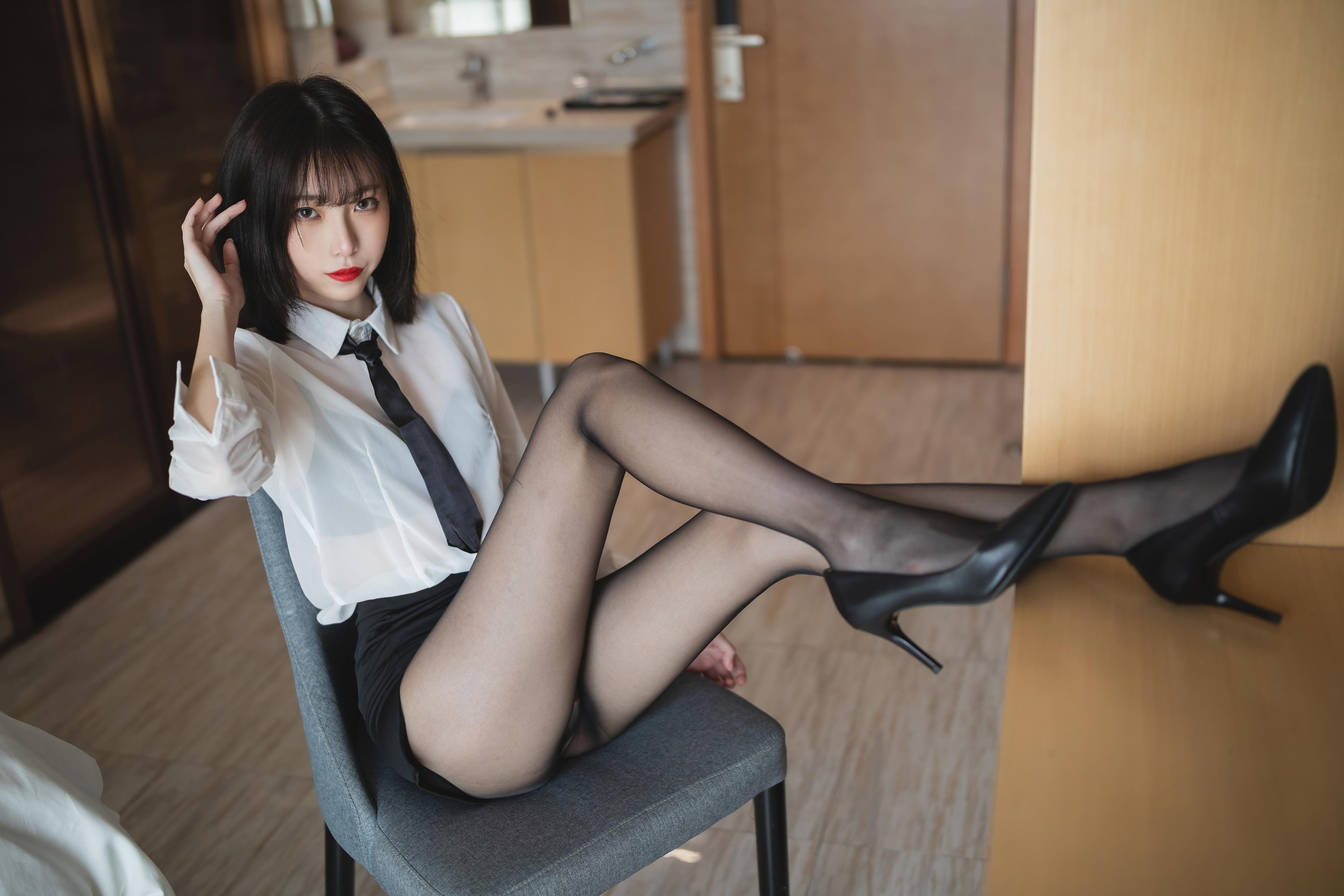 许岚LAN NO.004 OL制服 13
