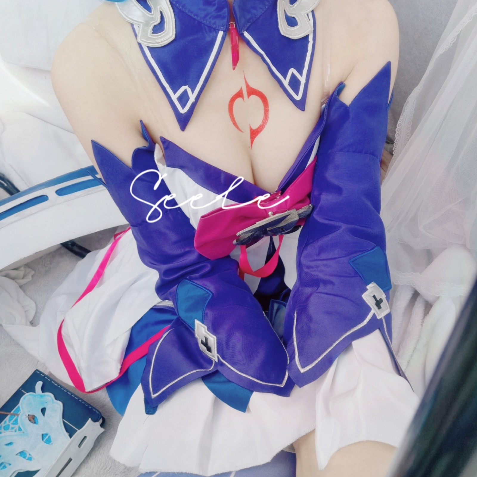Seele麦麦希儿幻海梦蝶写真集｜梦幻蓝色系高清图集（168P-229.3M）插图5