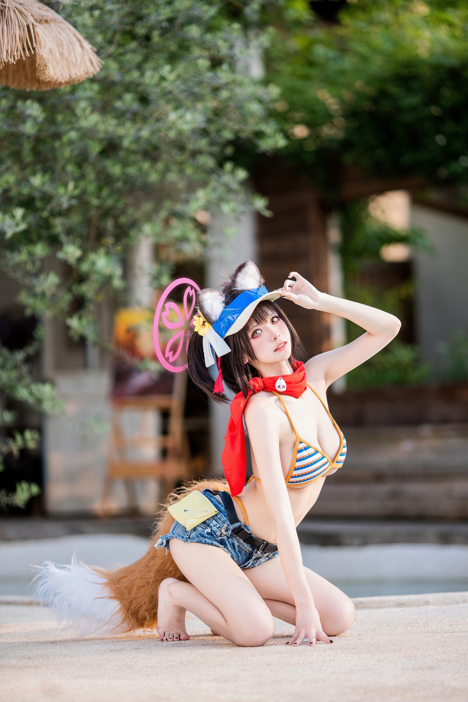 九柒喵 – 水忍忍 Cosplay 高清写真集（18P-115.9M）忍者主题高质图集插图