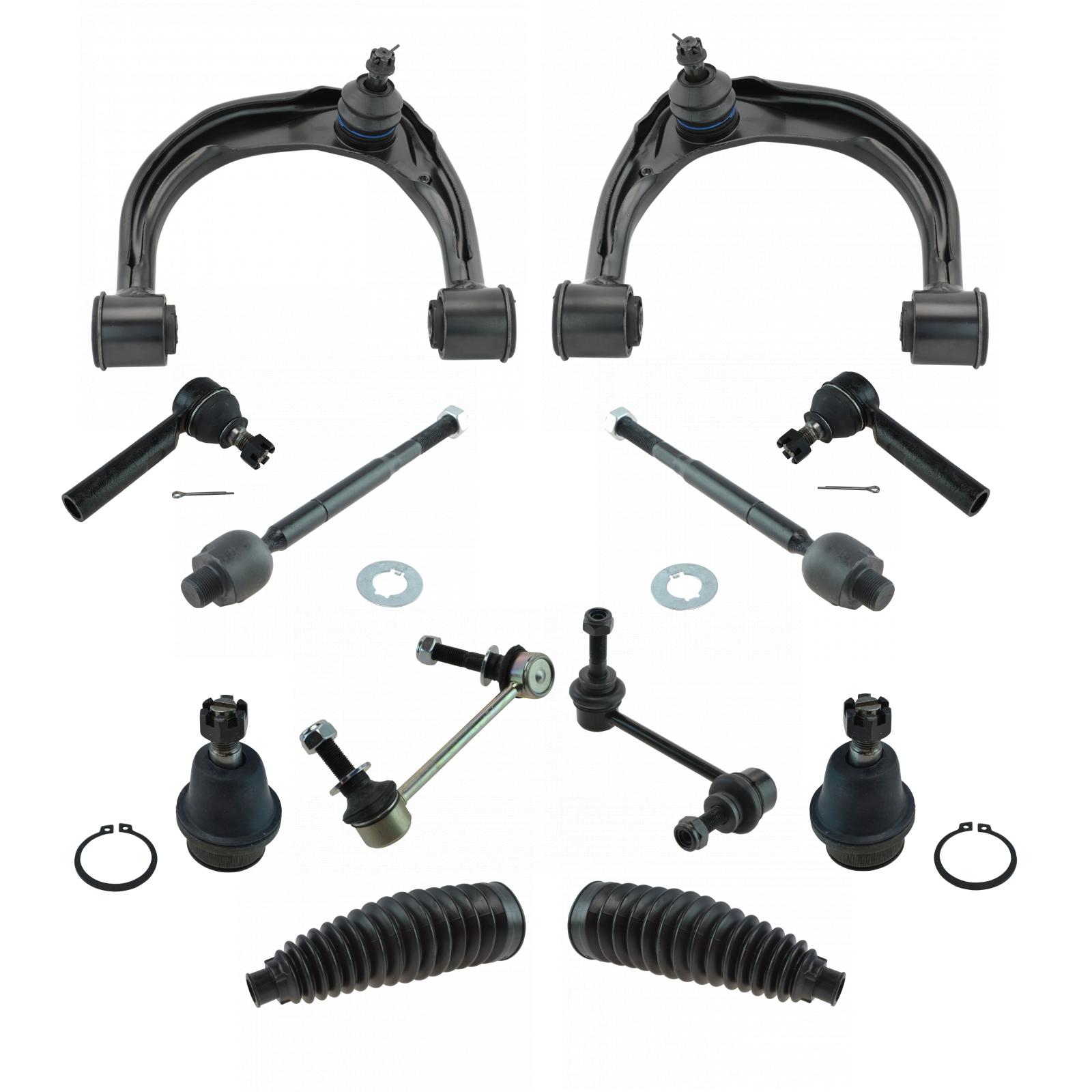 Rough Country Toyota 4-Runner 3-Inch Upper Control Arm Suspension Lift Kit V2 Monotube Shocks 76672.tr18968