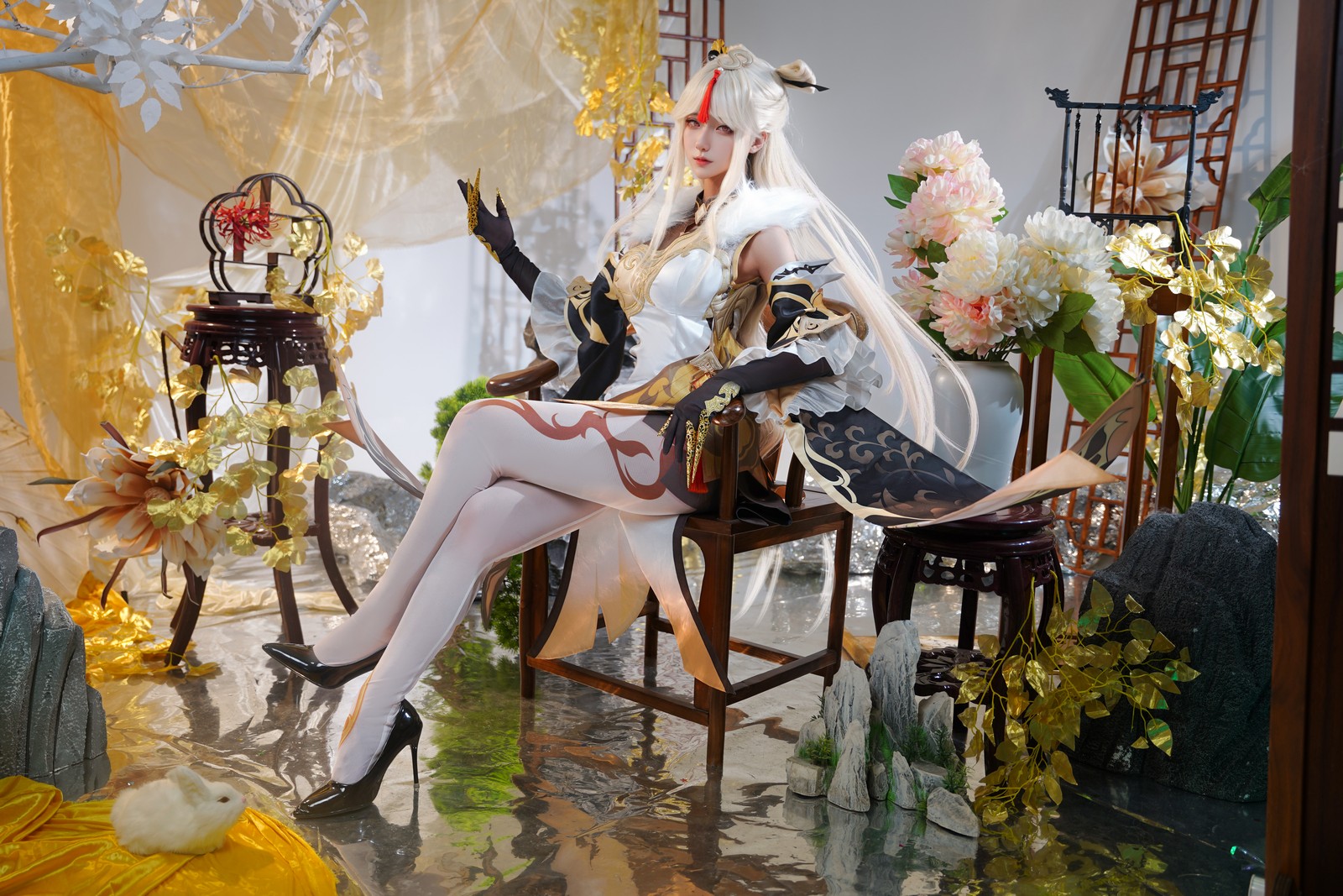 Seya-狮砸 – 原神 凝光 Cosplay 高清写真（9P-107MB）插图2