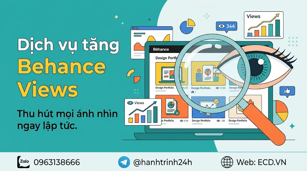 dịch vụ tăng behance views hiệu quả