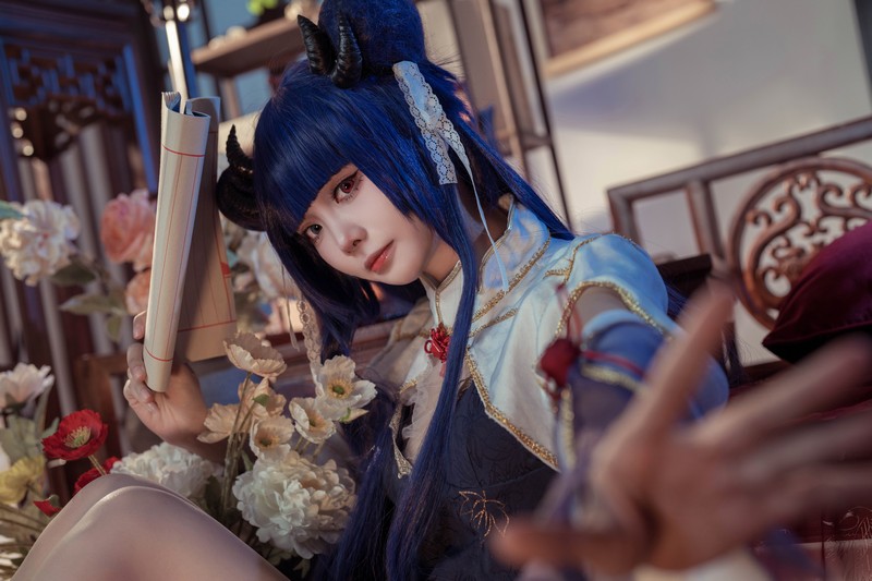 艾西Aiwest 伊吹新年旗袍Cosplay写真图集 新年主题高清图集 35P (396.8M)插图7