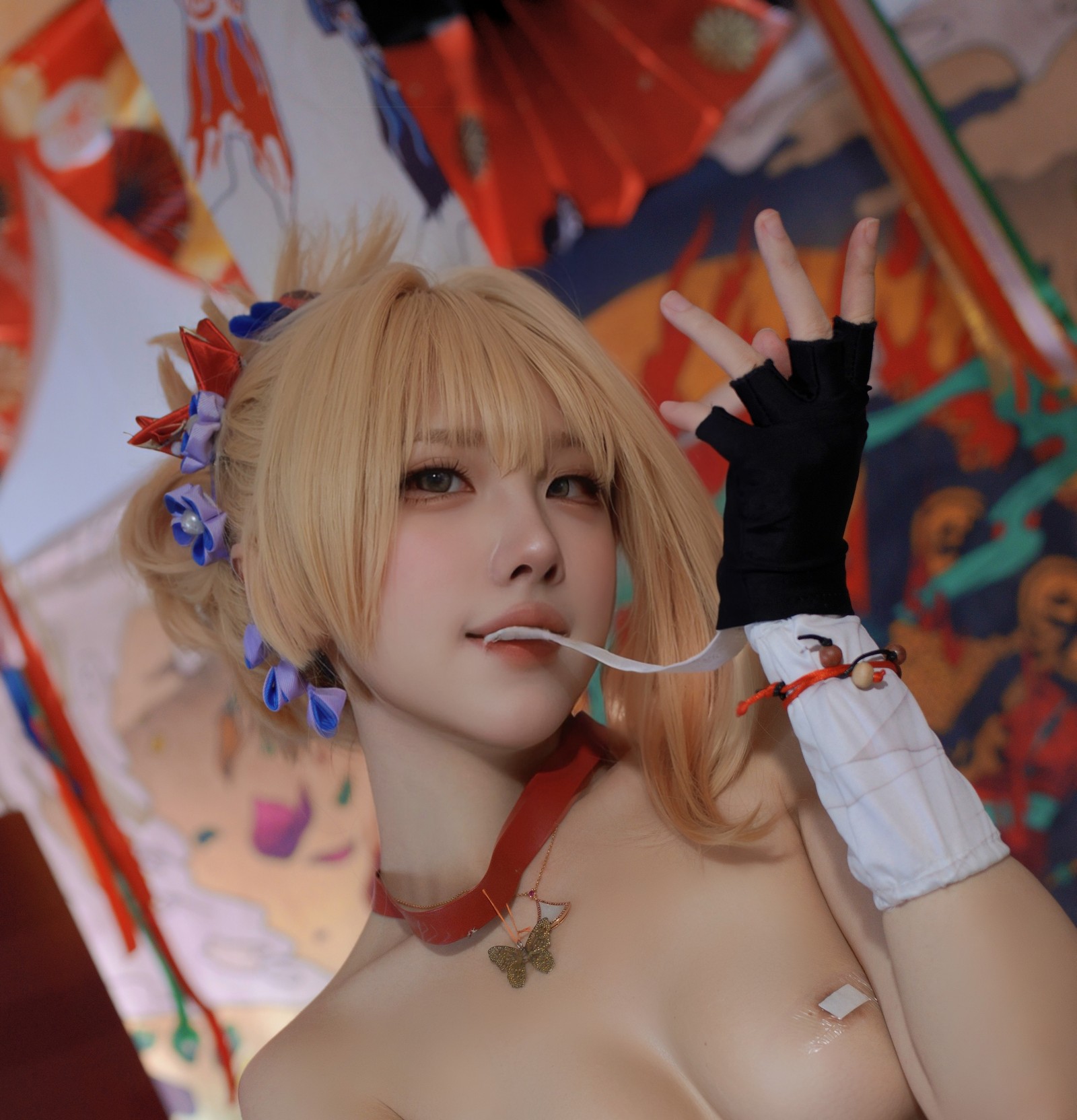 Demon 喵崽｜原神 宵宫 Yoimiya Cosplay 高清写真合集插图7