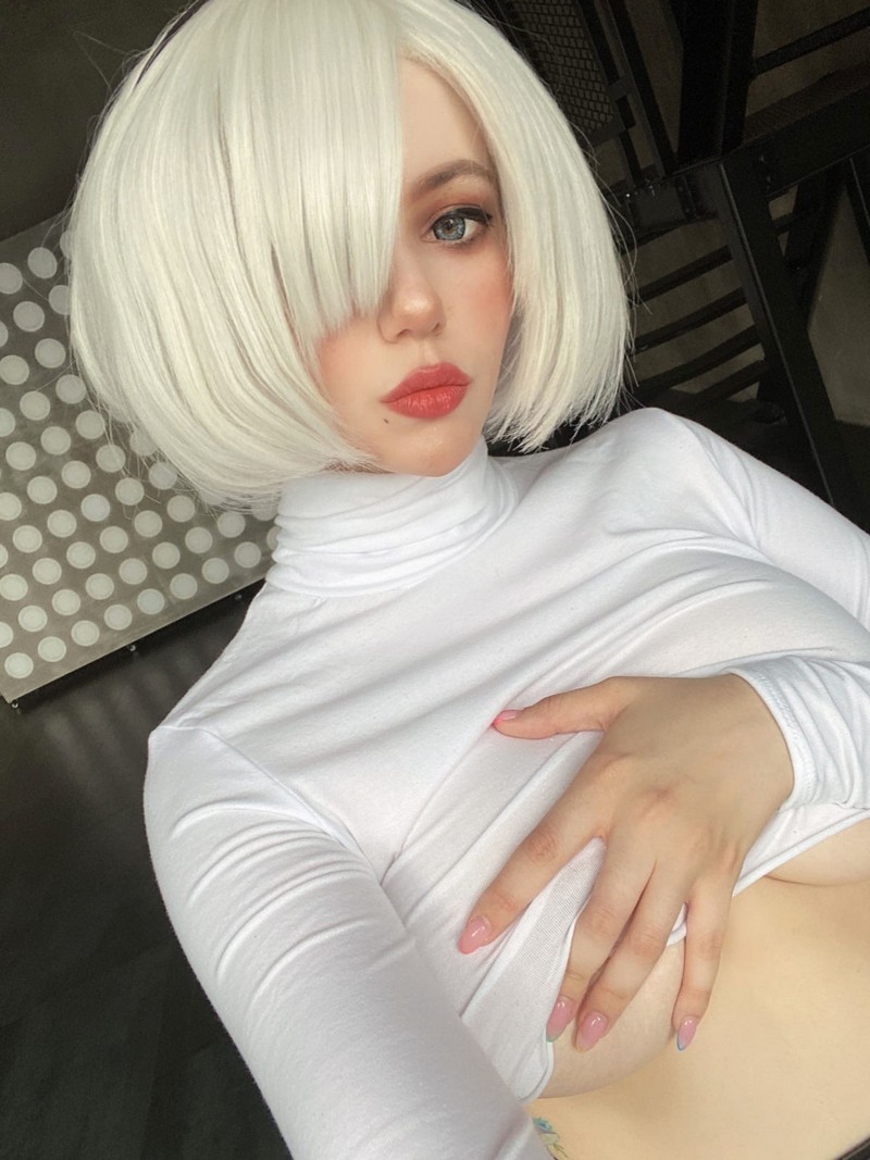 Alina Becker 2B Cosplay 尼尔机械纪元 NieR Automata 高清写真图集【86P-96.1M】插图2