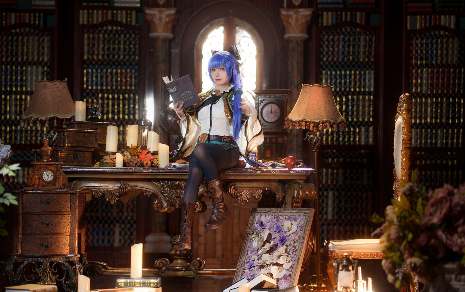 一千只猫薄禾写真 – 魔女·安洁 Cosplay 高清写真套图（18P / 234.4MB）插图8