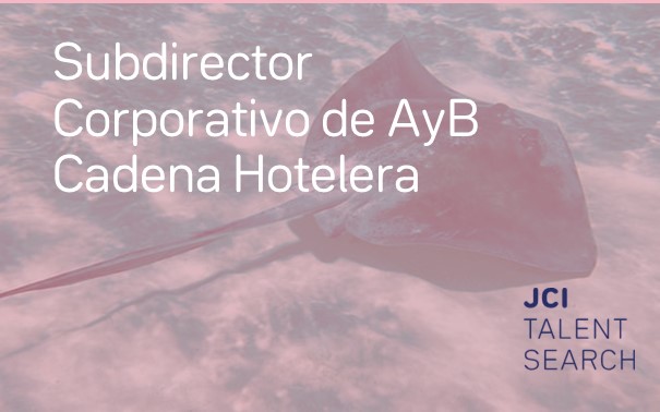 Subdirector Corporativo de AyB Cadena Hotelera