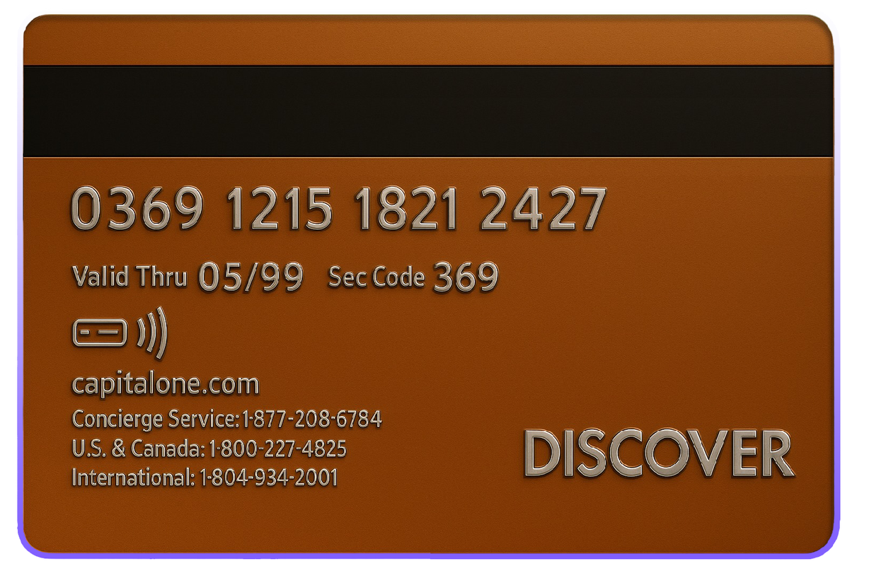 Back of Card