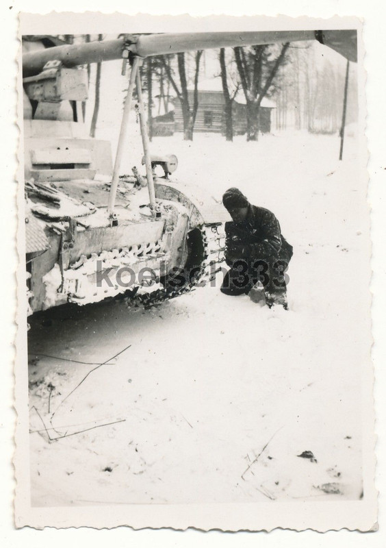 Foto Orel 1943 Geschützführer am Panzerjäger Mar