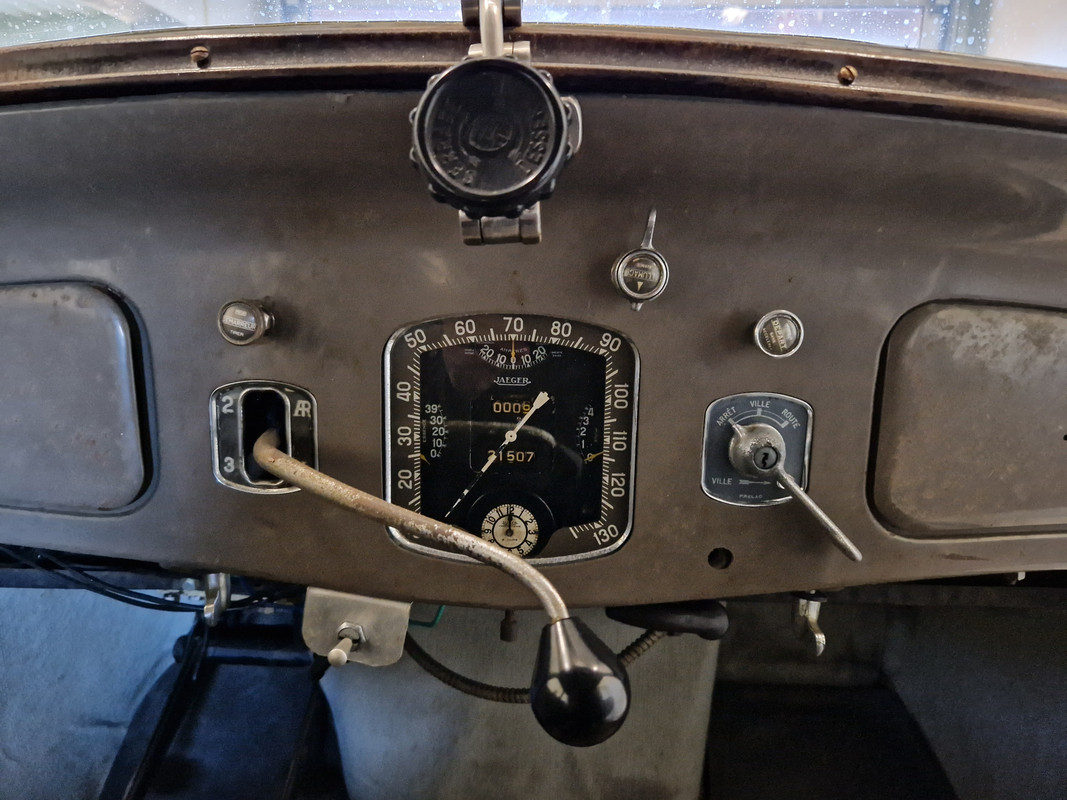 tableau de bord de 7B de 1934