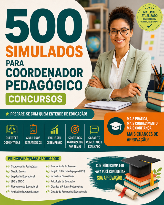 500 Simulado para Coordenador Pedagógico