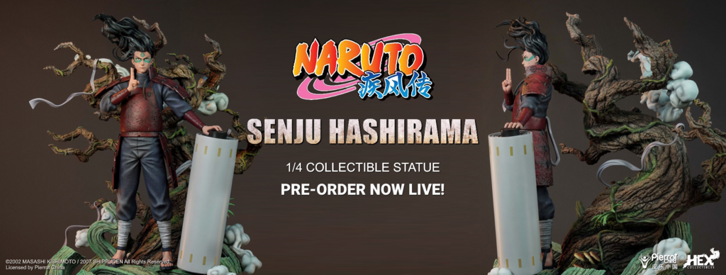 HEX Collectibles : Senju Hashirama 1/4 Scale Statue  FBBanner-Senju-Hashirama-PO