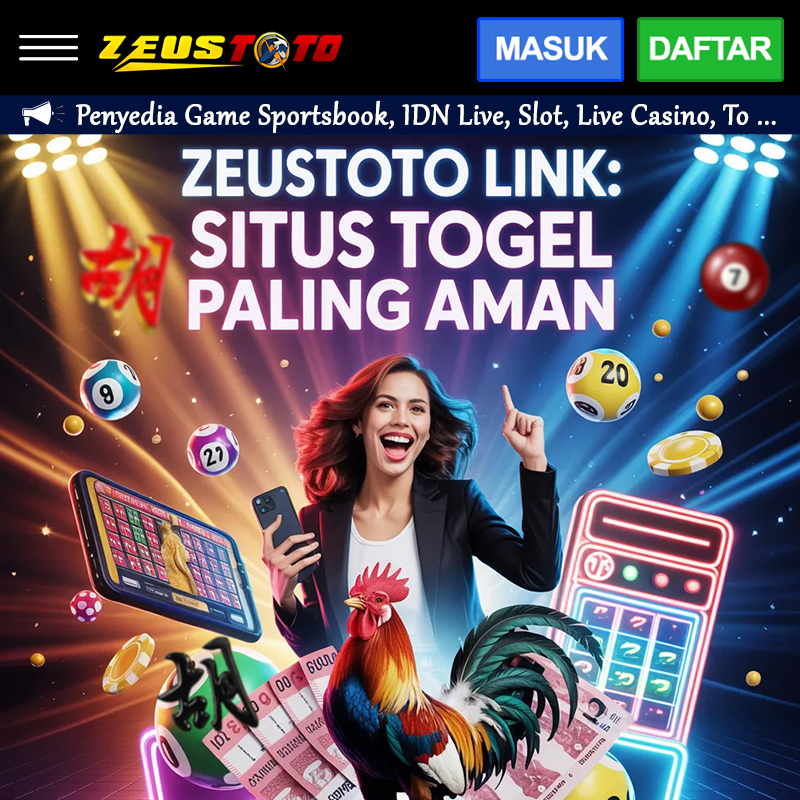 ZEUSTOTO LINK: Situs Togel Paling Aman, Result Togel dan Data Togel Semua Pasaran Resmi image 1