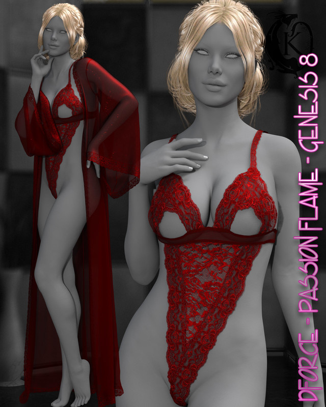 dforce - Passion Flame Lingerie - G8 dforce - Passion Flame Lingerie - G8