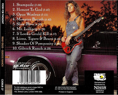 Brad Gillis - Gilrock Ranch (1993) Lossless Brad Gillis - Gilrock Ranch (1993) Lossless