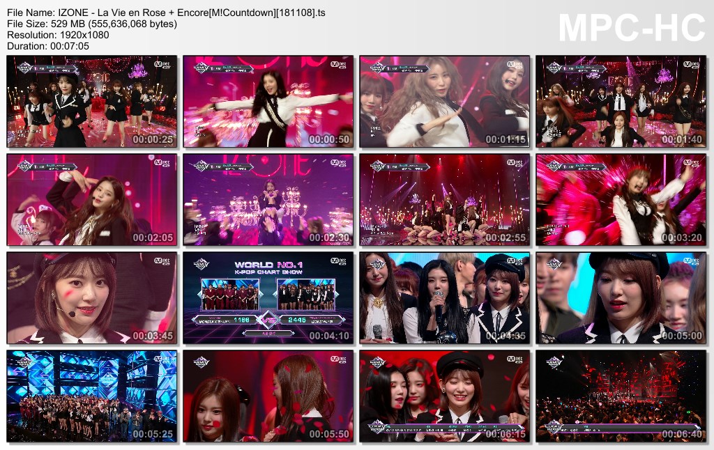 IZONE - La Vie en Rose   Encore[M!Countdown][181108].ts_thumbs_[