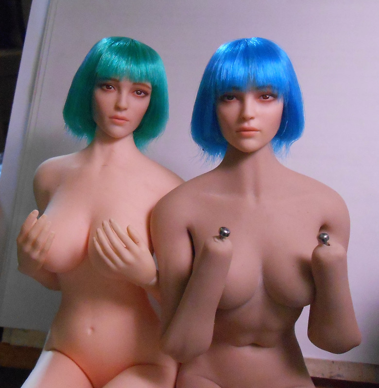 NEW PRODUCT: DS TOYS 1/6 COSPLAY Short-haired female head sculpture in three hair colours D-011 / D-012 / D-013 DSCN7729