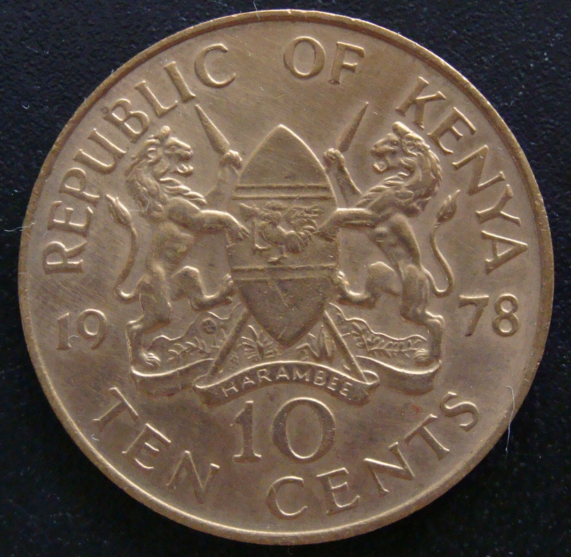 KEN. 10 Centavos Chelín (1978) - anv