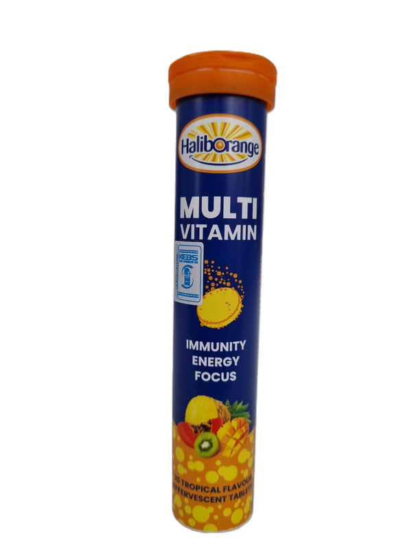 Haliborange Multivitamin Immunity Effervescent Tropical 20S