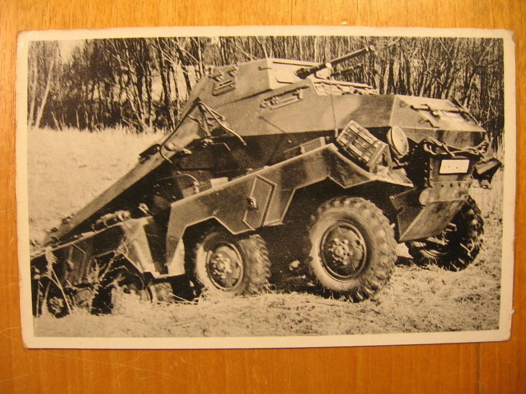1940 Foto AK Unsere Wehrmacht Schwerer Panzerspä