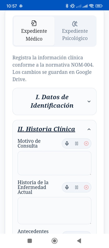 Vistazo de la aplicación 7