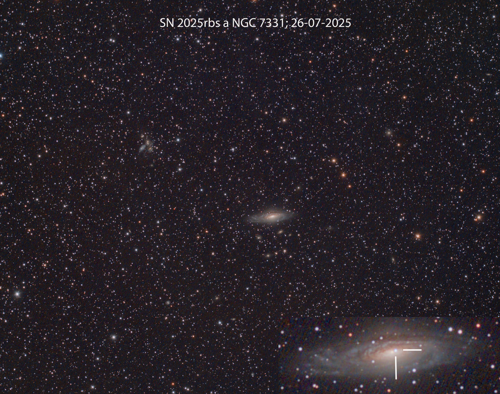 SN2025RBS NGC 7331 26 JUL