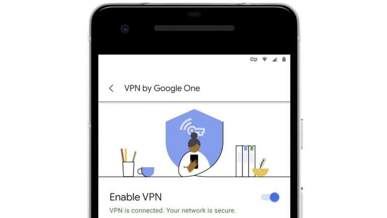 VPN gratis con Google One desde paquete básico 
