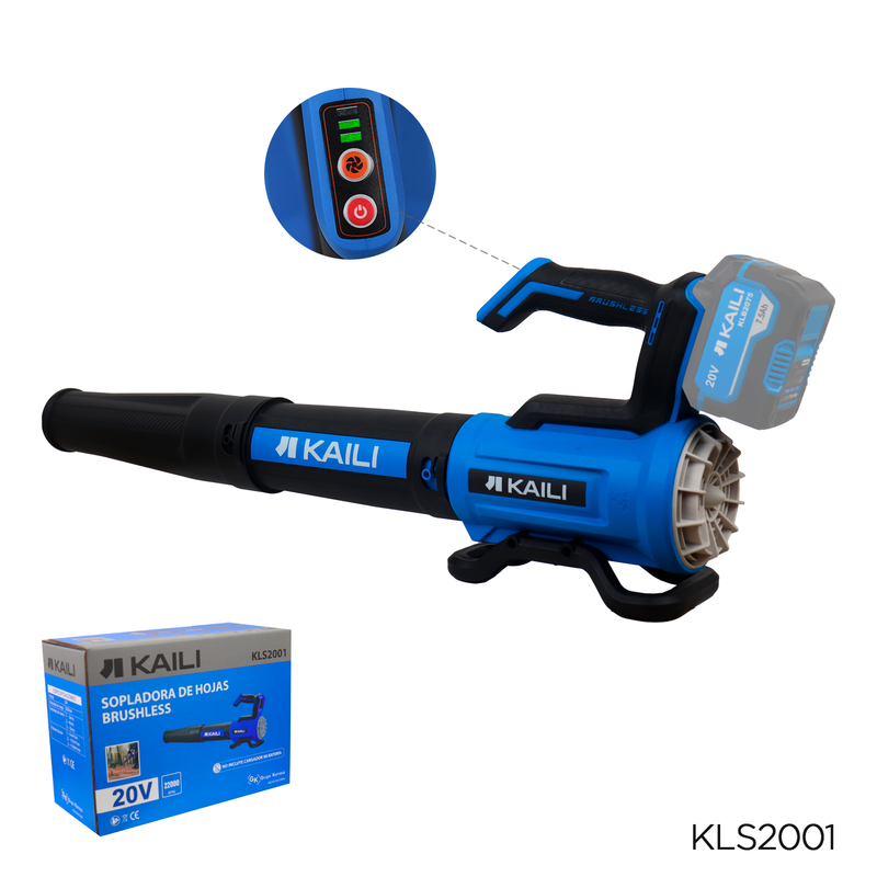 SOPLADORA INALÁMBRICA BRUSHLESS 20V KAILI