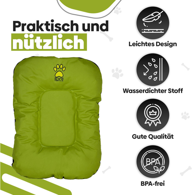 EVE Textile® cama para mascotas cama para perros cama para gatos cesta para perros cesta para gatos estera pequeña - Imagen 7 de 22
