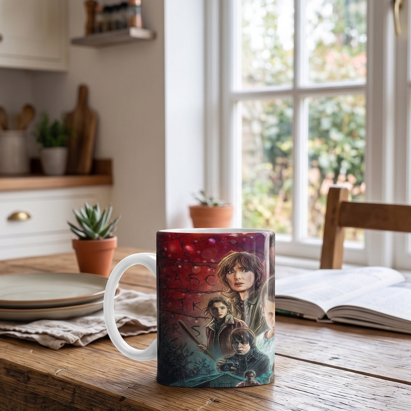 Taza cer&aacute;mica Stranger Things