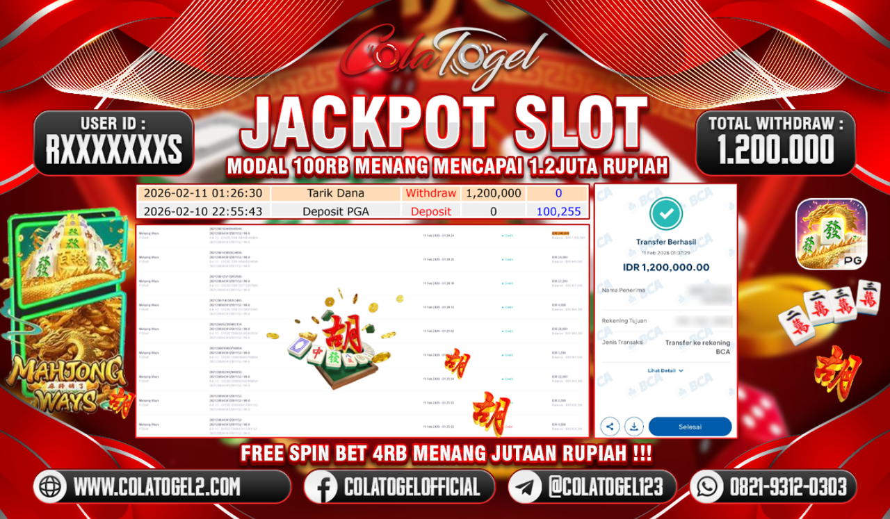 JACKPOT SLOT GACORR!!