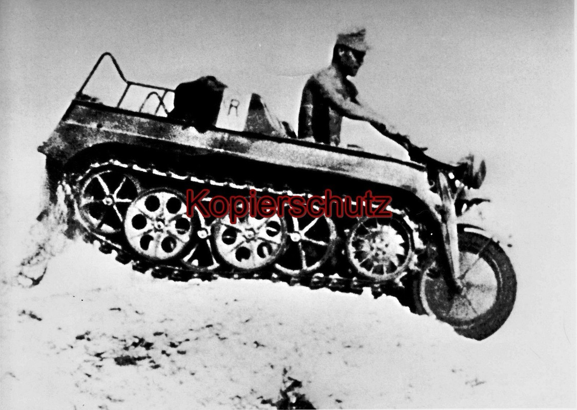 NSU Kettenkrad 2. Fallschirmjäger Div.Br. RAMCKE