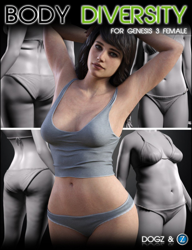 Body Diversity Morphs for Genesis 3 Female(s) Body Diversity Morphs for Genesis 3 Female(s)