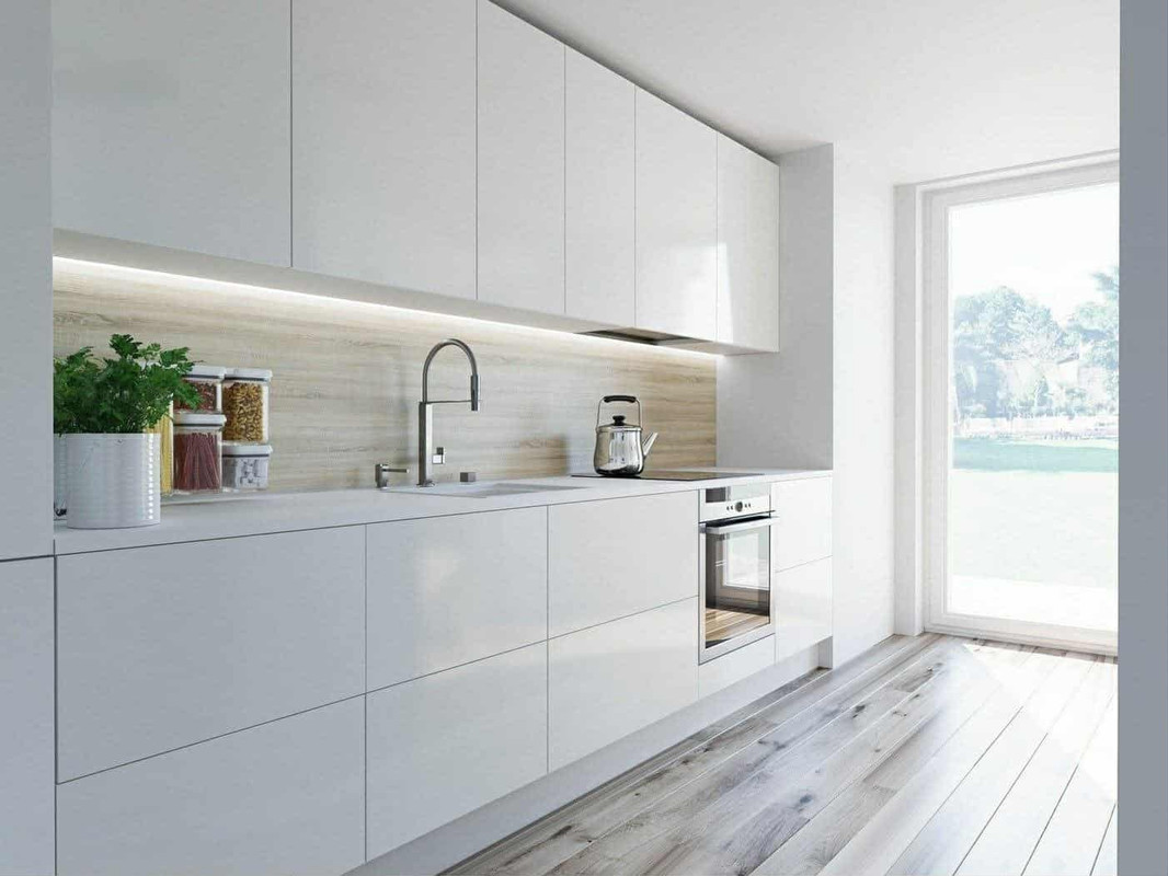 Modern White Gloss Kitchen MYF