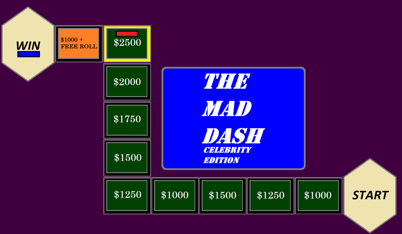 The Mad Dash Season one Board Three — Postimages