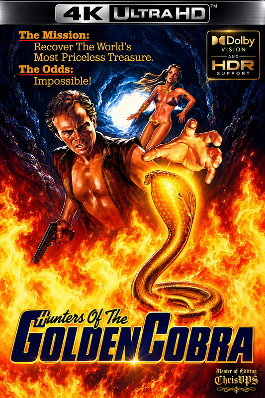 Poszukiwacze złotej kobry / The Hunters of the Golden Cobra (1982) MULTI.HDR.DoVi.Hybrid.2160p.BDRemux.FLAC.AC3-ChrisVPS / LEKTOR AI i NAPISY