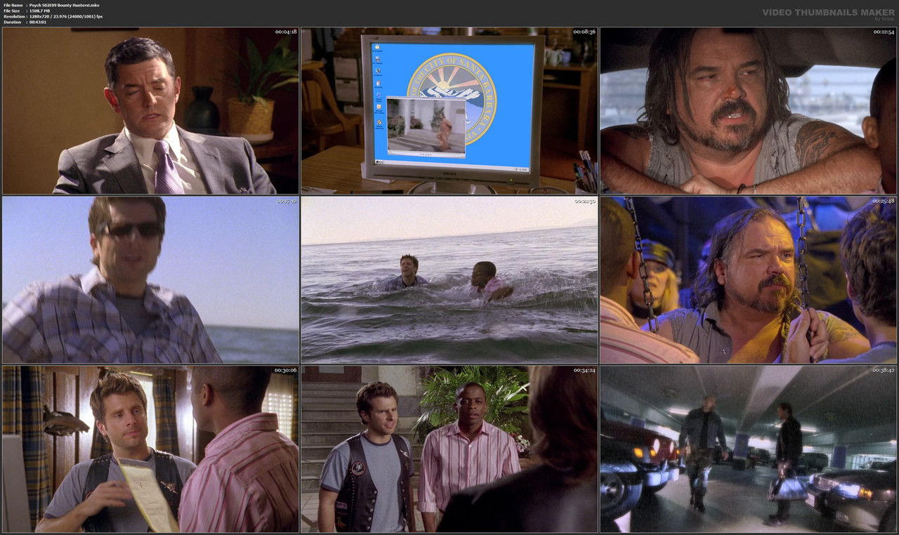 Psych S02E09 Bounty Hunters!.mkv