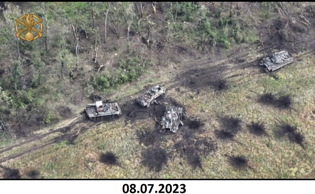 1016 BREM-1, BTR-82A, T-72A, T-72B3 dam aband 08 07 23