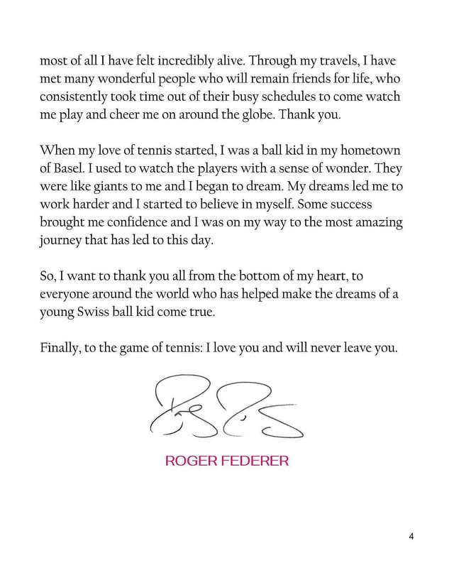 lettera ritiro tennis federer twitter pagina 4