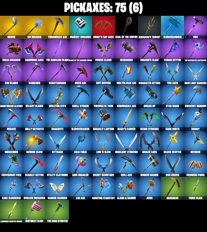 pickaxes comp