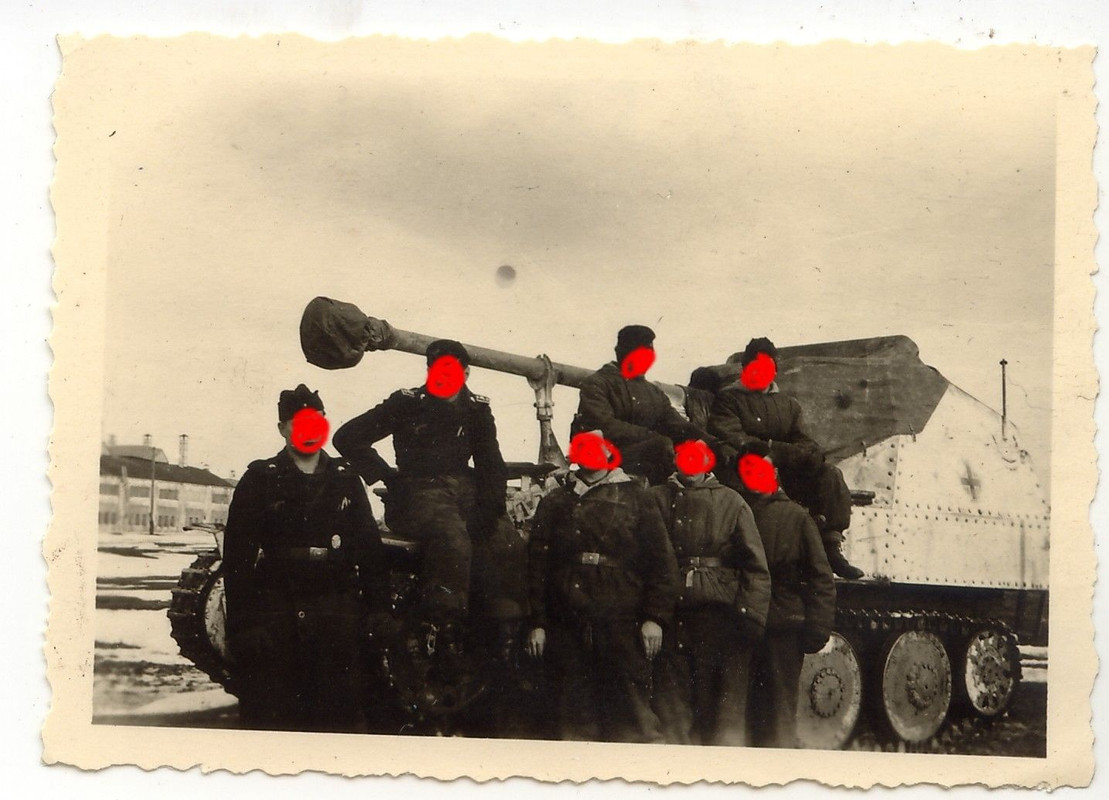 Panzer Jäger Marder mit Besatzung Wintertarn WK 