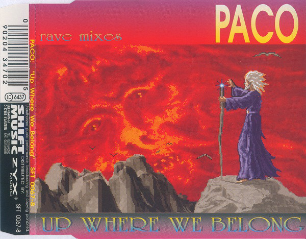 00-paco-up_where_we_belong_(rave_mixes)-front-(sft_0067-8)-cdm-1995-idf