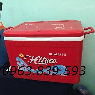 Thùng đá nhựa dung tích 6L đến 200L, thùng đá có quai, thùng ướp lạnh. Lh 0963 839 593 Ms.Loan Thung-da-2-nap-70l-dung-nuoc-da-giu-lanh